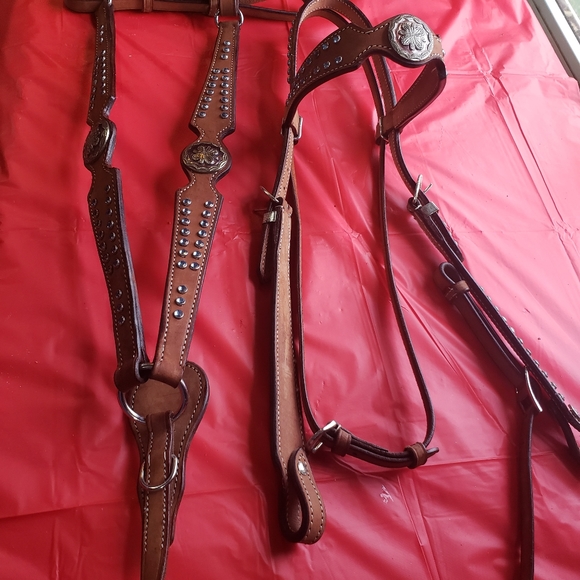 Headstall and Breast Collar set - Picture 4 of 4